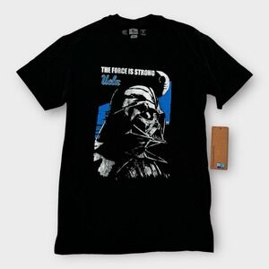 NEW UCLA Star Wars Shirt Mens Medium Retro Brand The Force Is Strong Darth Vader